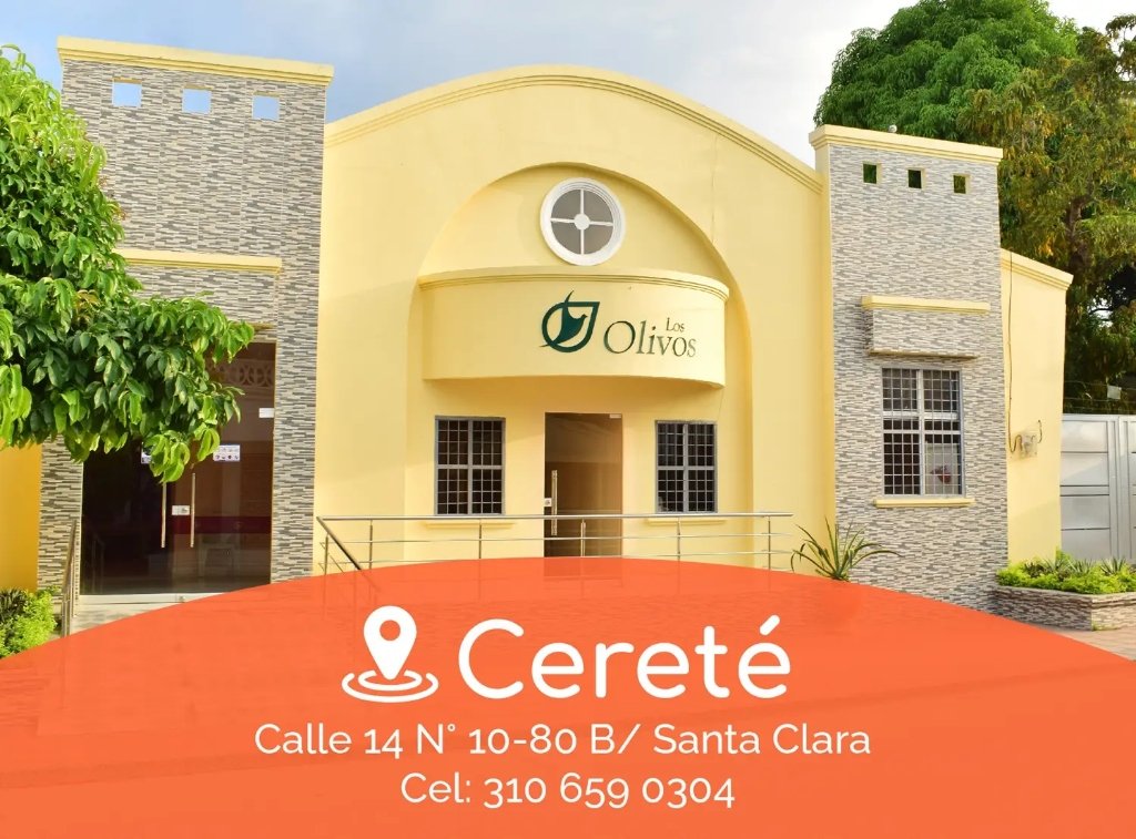 Instalaciones y Fachada de la Sede Cereté - Los Olivos